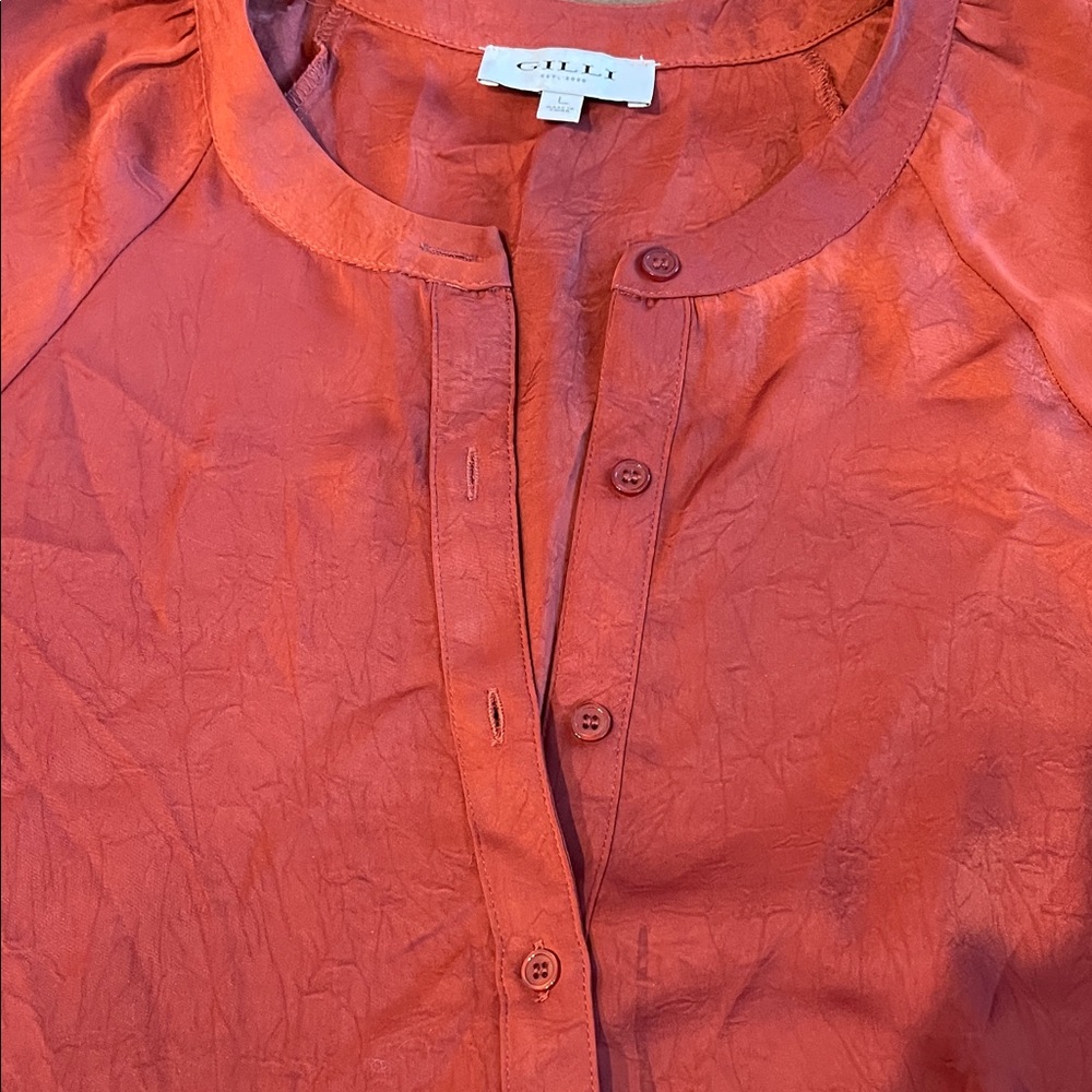 Gilli Terracotta Button-Down Tunic - image 5